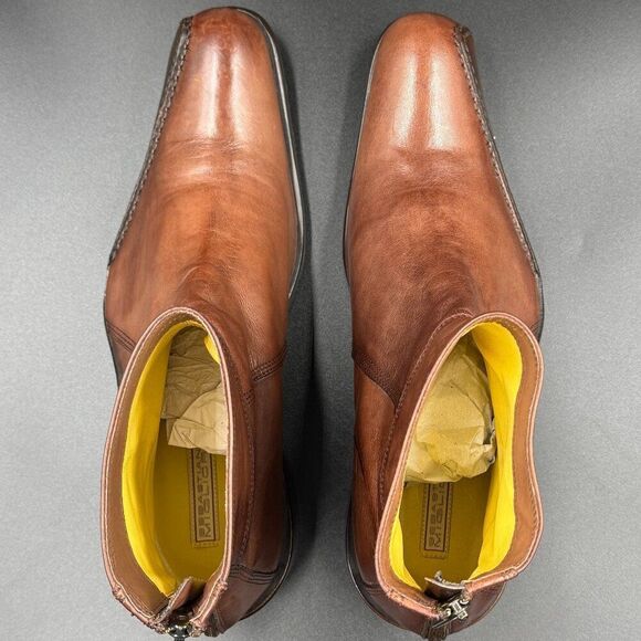 Sebastiano Migliore Mens Full Grain Italian Leather Boots - Picture 3 of 15